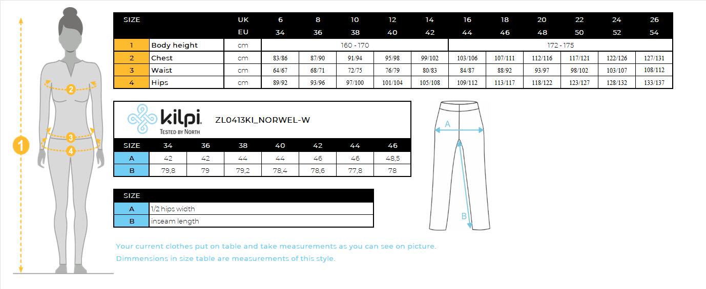 Pantalon de running pour femme Kilpi NORWEL-W 6/6