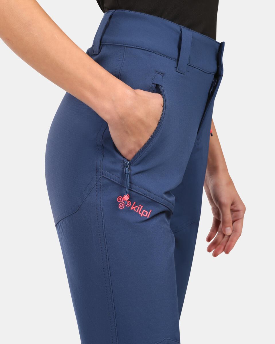 Pantalon de randonnée Kilpi Lago-W pour femme bleu 3/4