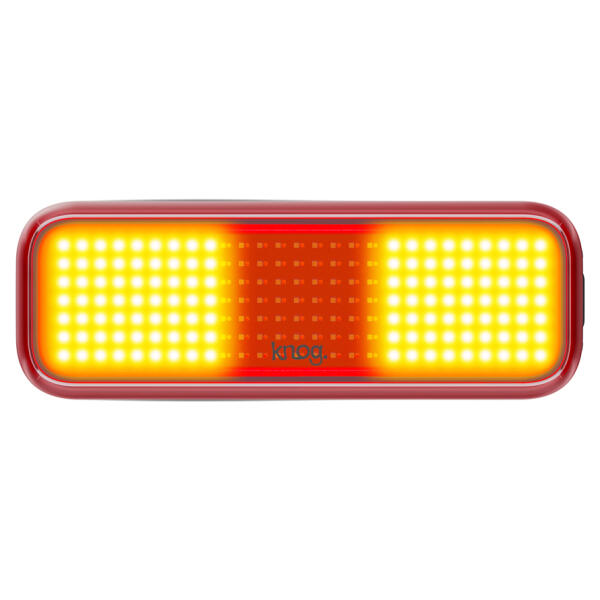 Montaż tylnych świateł na stojaku Knog Blinder Link