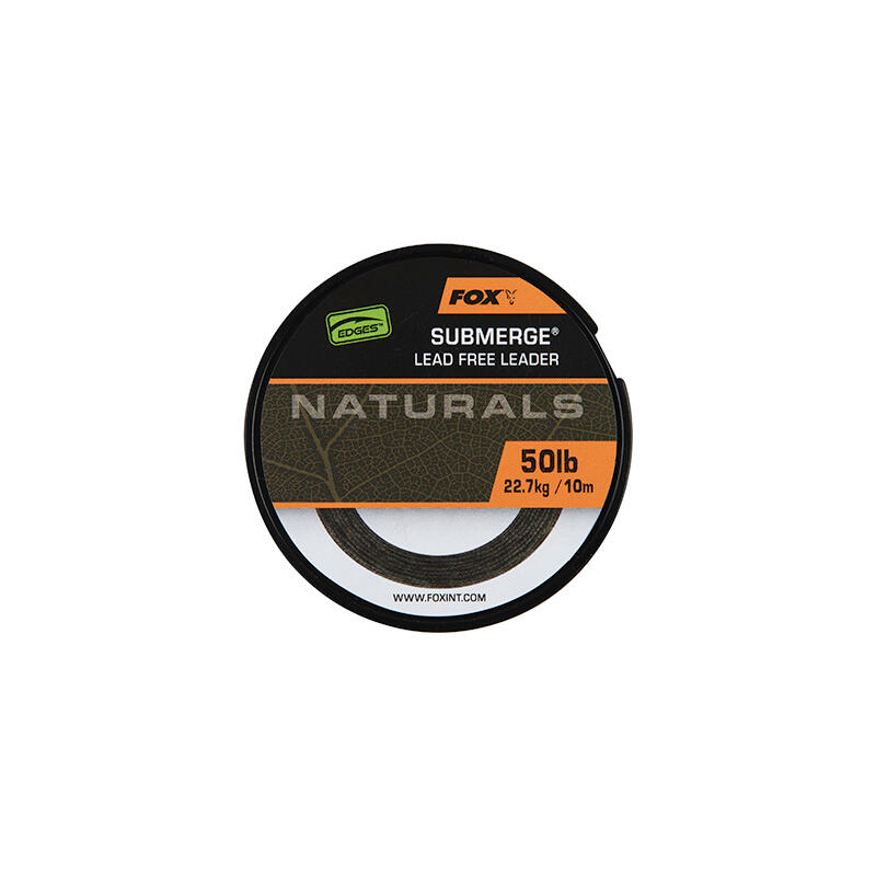 Trecce Fox Naturals Submerge Leader 10 m/50lb/22,7 kg 2/3