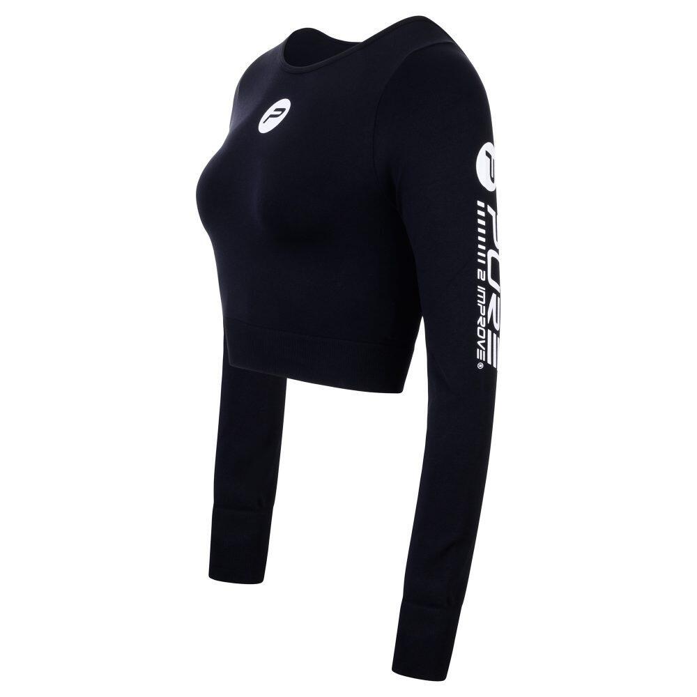 Maglia crop a maniche lunghe Pure2Improve 3/4