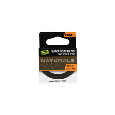 Trecce Fox Naturals Soft Braid Hooklength 20lb