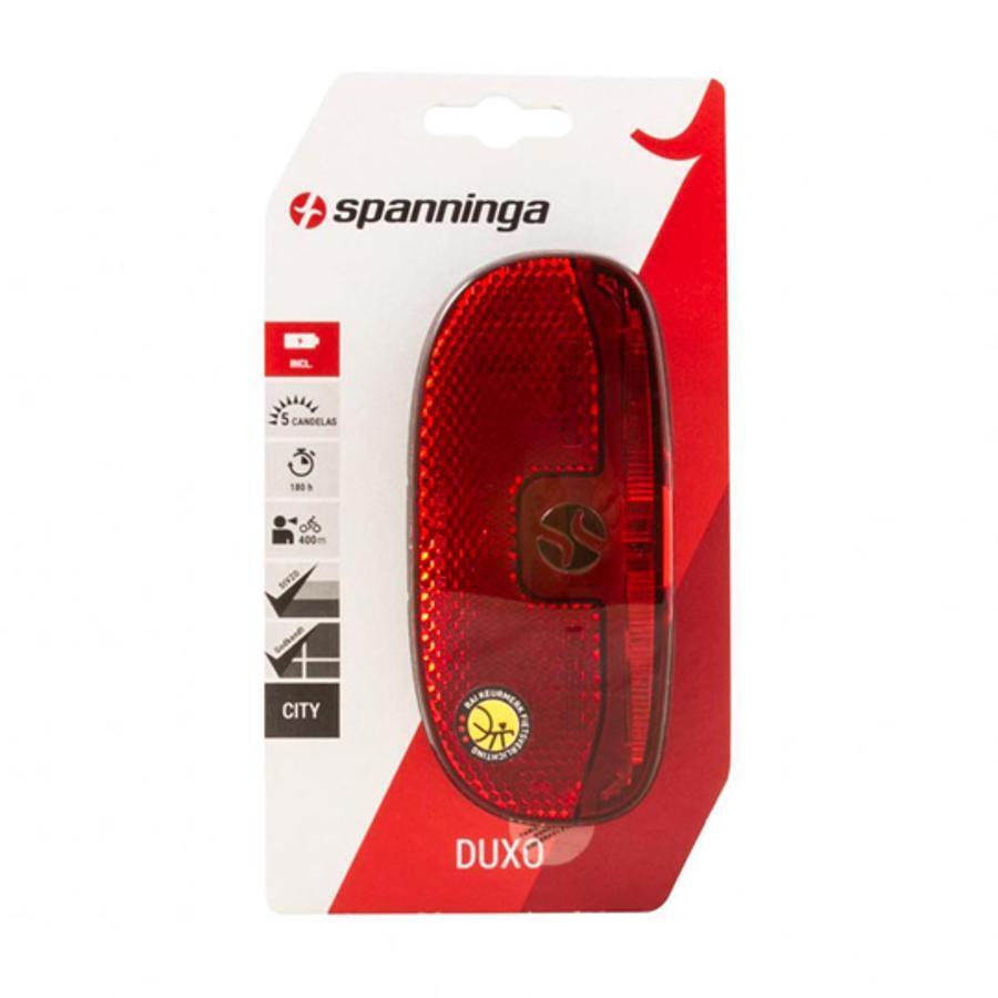 Luce batteria posteriore a LED per portapacchi Spanninga Duxo 4/5