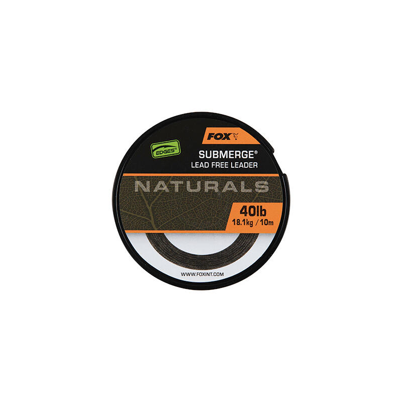 Zöpfe Fox Naturals Submerge Leader 10 m/40lb/18,1 kg 2/4