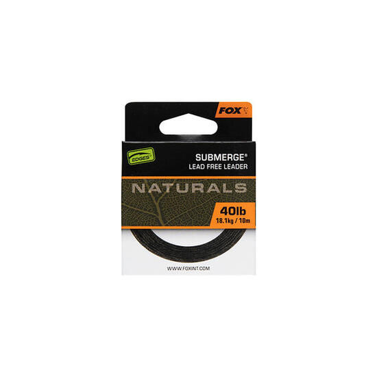 Trecce Fox Naturals Submerge Leader 10 m/40lb/181 kg