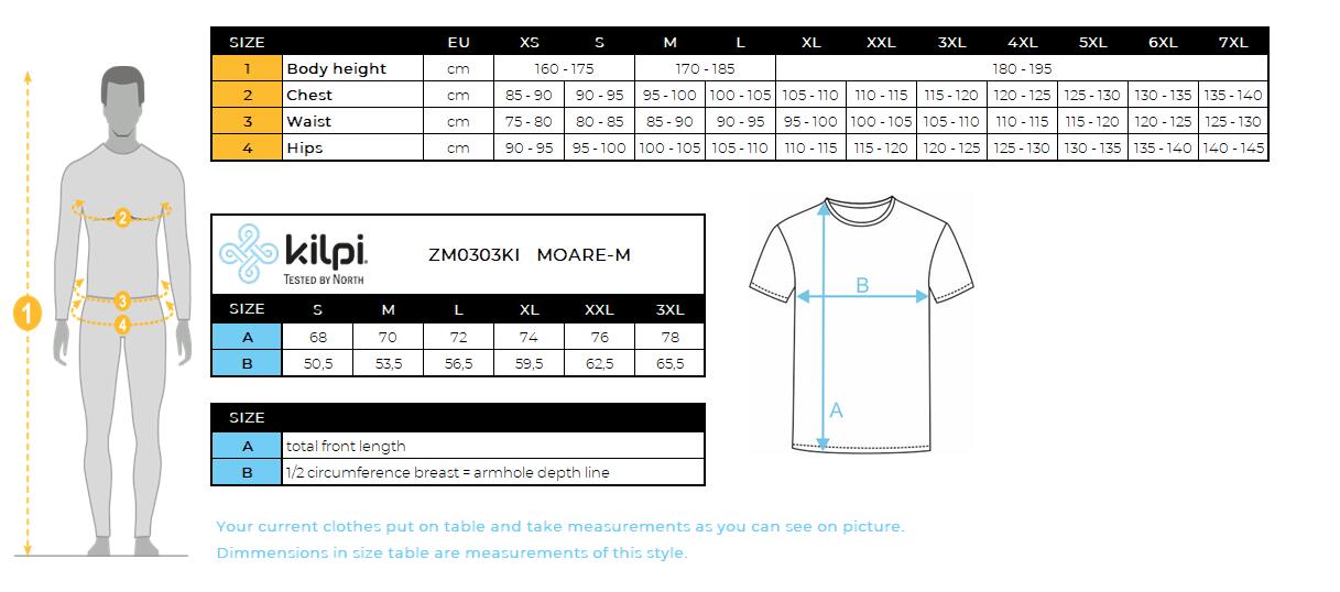Functioneel T-shirt voor heren Kilpi MOARE-M 3/3