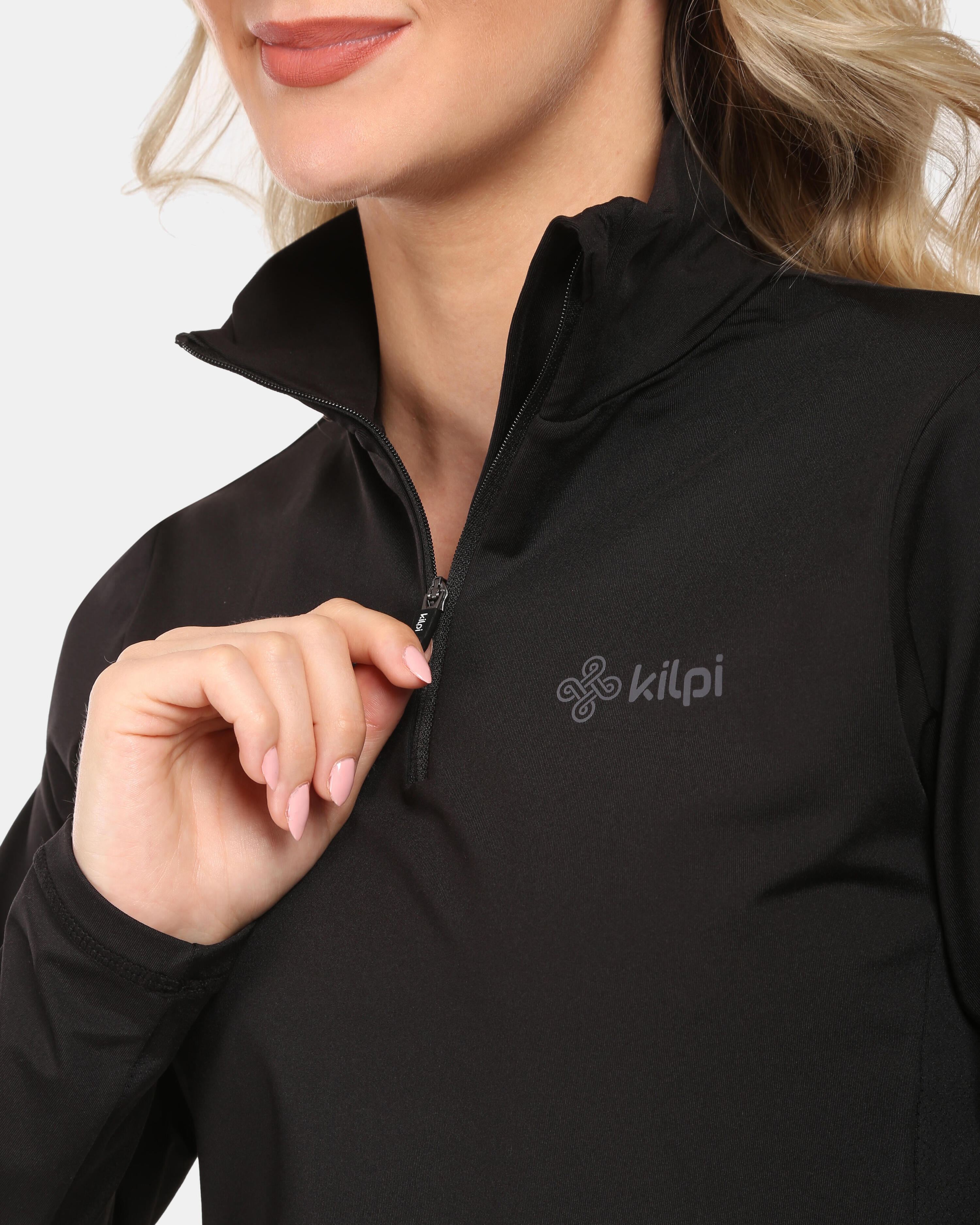 Kilpi Willie-W t-shirt thermique manches longues femme, noir 7/7