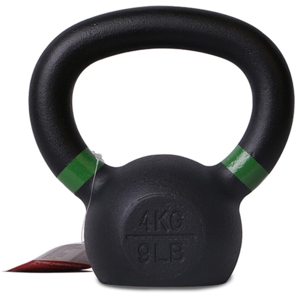 Pure 2 Improve - Kettlebell Pure2improve - Kettlebell - Noir|vert - 4 Kg - Decathlon