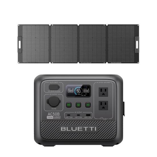 BLUETTI AC50B+200W 448Wh fonte de energia portátil falta de energia acampamento