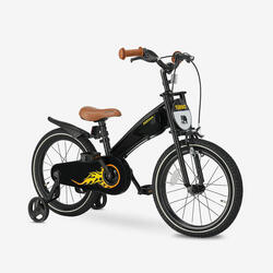 Vélo Enfant Deryan Turbo 3-en-1 - 14 Pouces - Noir