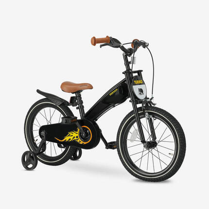 Vélo Enfant Deryan Turbo 3-en-1 - 14 Pouces - Noir