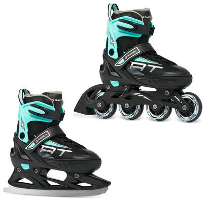 Patines Ajustables 2en1 Profession Blanco/Oro