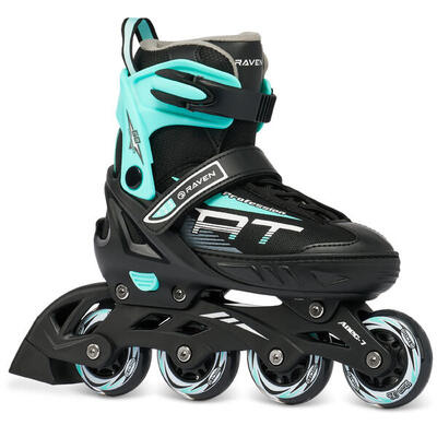Inline skates verstelbare profession wit/goud