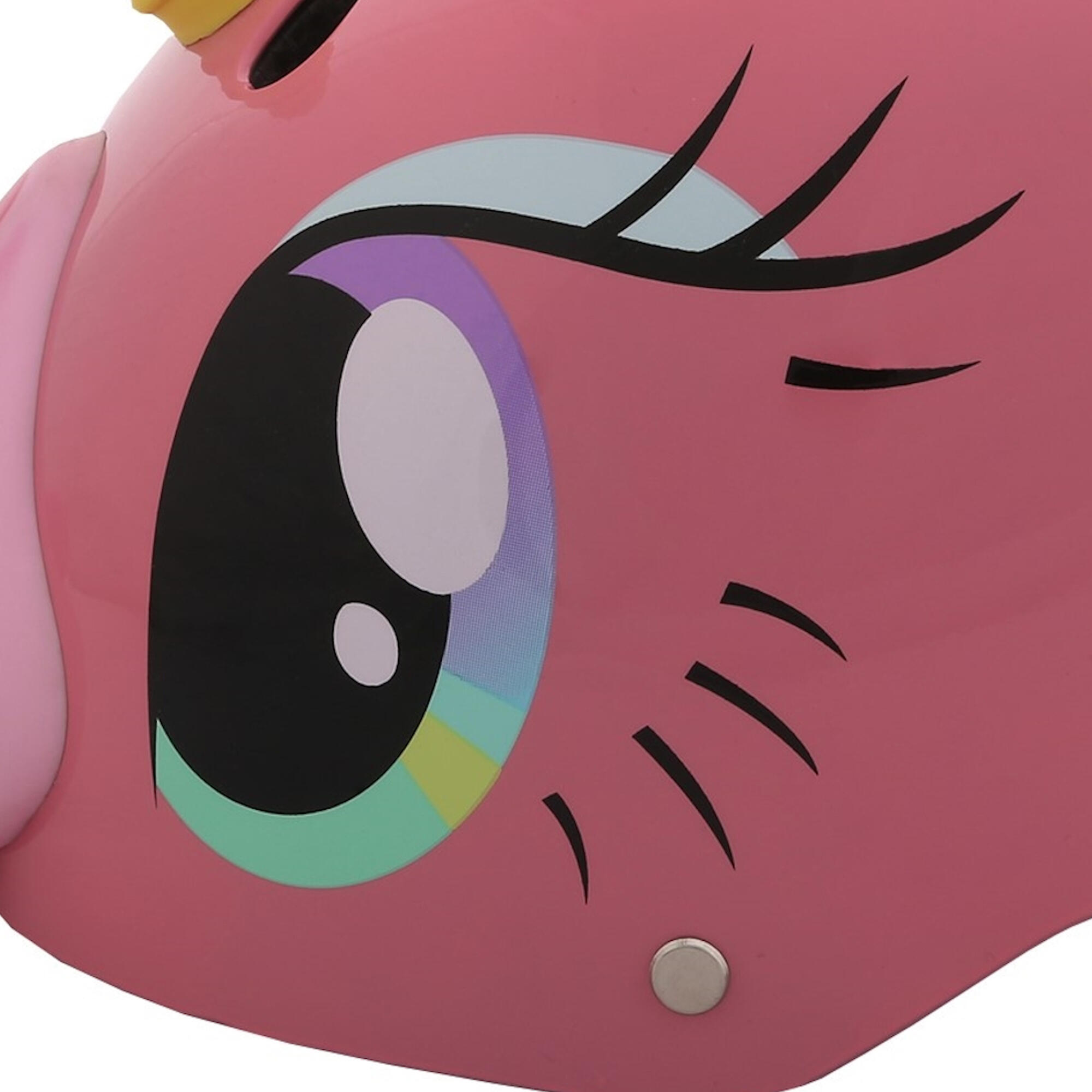 CAPACETE DE BICICLETA INFANTIL 3D ROSA UNICÓRNIO 2/3