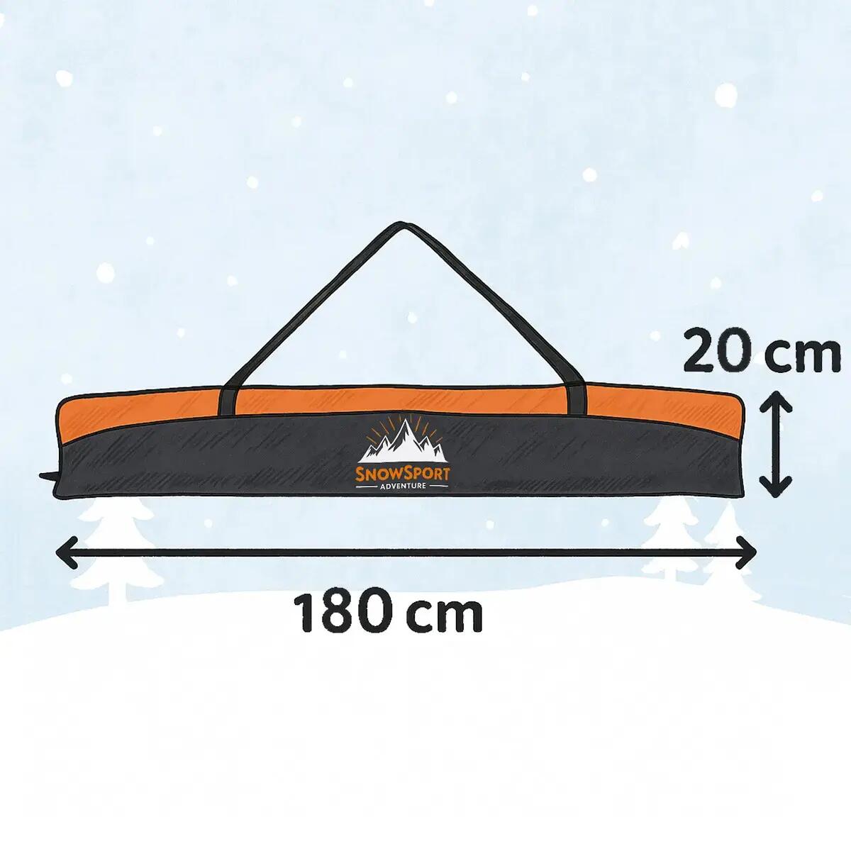Pokrowiec na narty Snowsport Ski Bag Marine 6in1 3/6