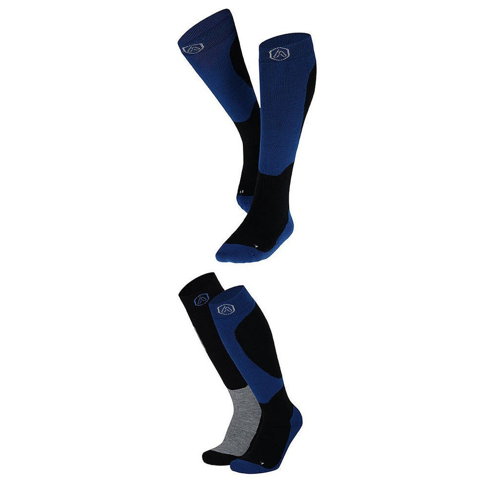 Badstof skisokken kind - Unisex - Maat 23 t/m 38 - 2-Pack 2/4