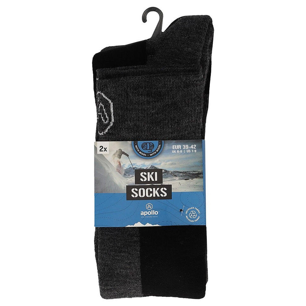 Unisex skisokken – Design – Maat 35 tot 48 – 2-pack 4/4