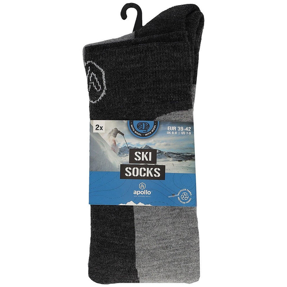 Skisokken Unisex - Design - Maat 35 t/m 48 - 6-Pack 4/4