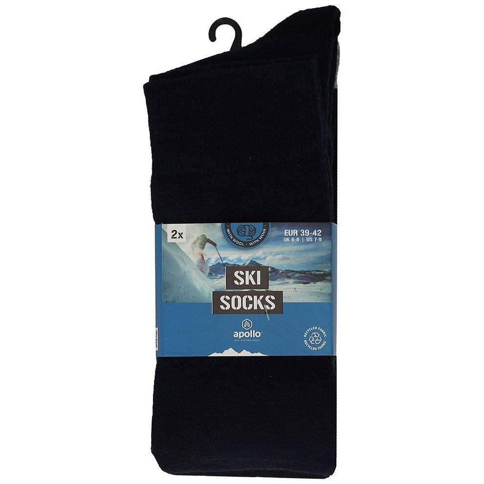 Skisokken Unisex - Badstof zool - Maat 35 t/m 48 - 4-Pack - Voordeelpakket 5/5