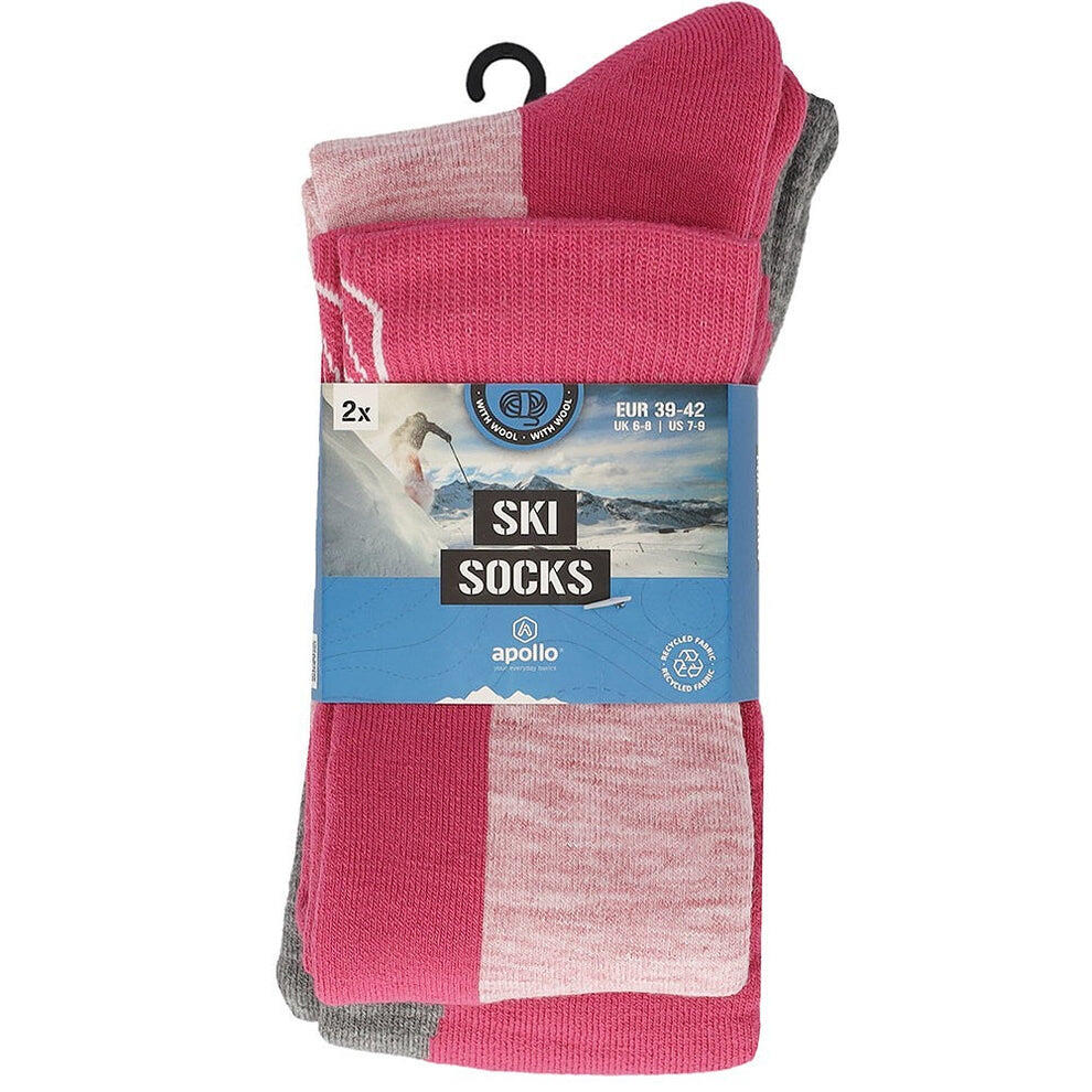 Skisokken Unisex - Design - Maat 35 t/m 48 - 6-Pack 4/4