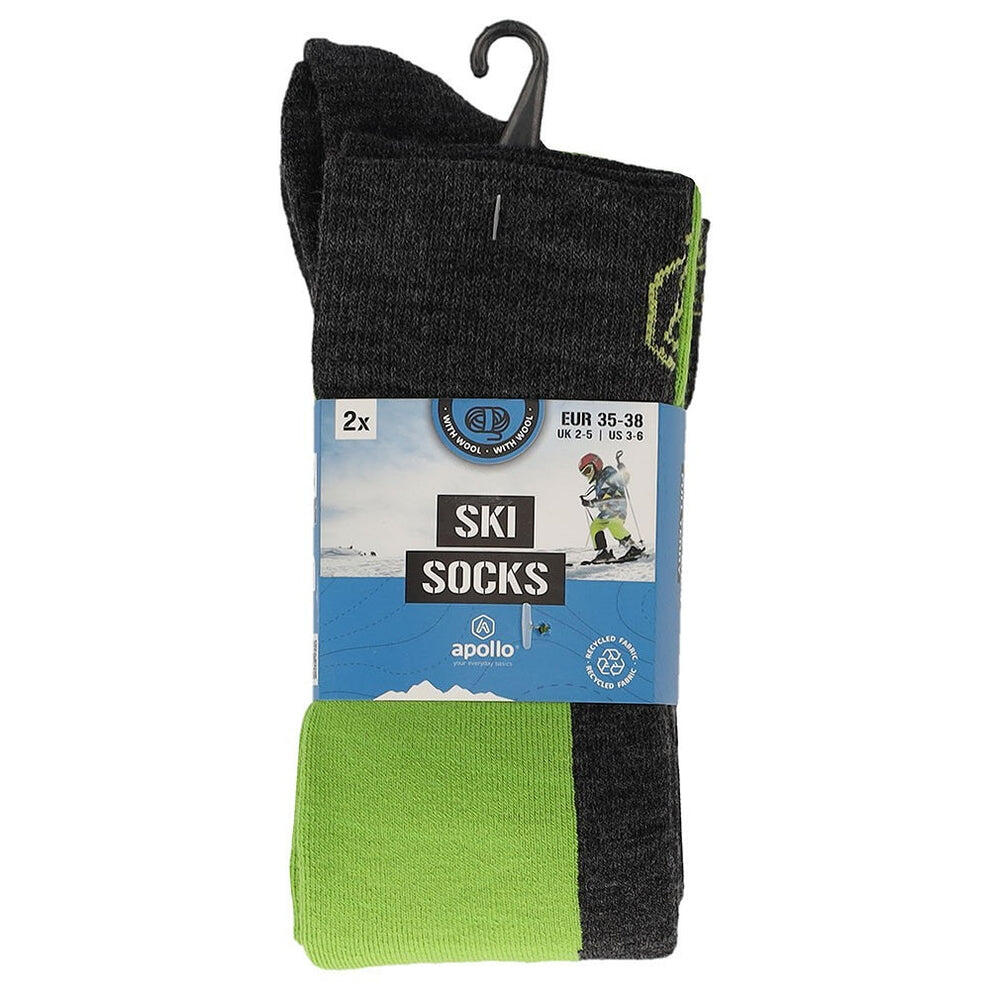 Skisokken kind - Unisex - Maat 23 t/m 38 - 4-Pack - Voordeelpakket 4/4
