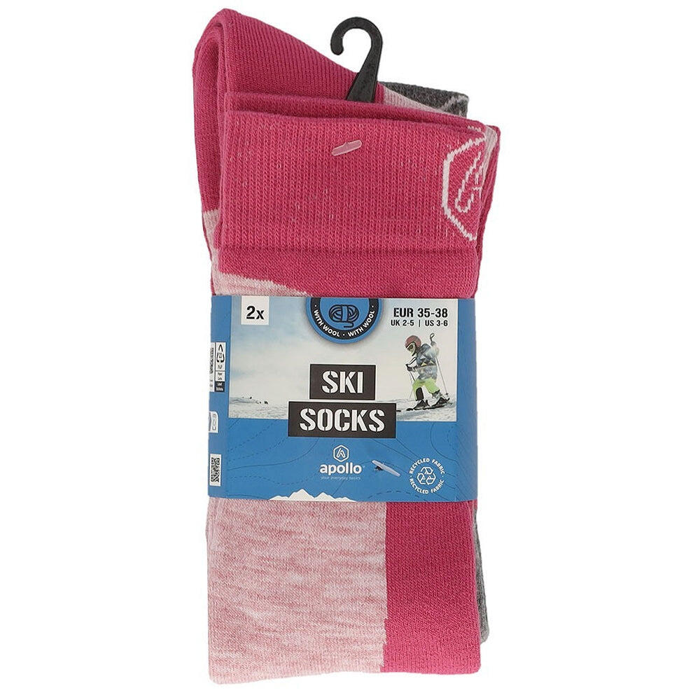 Skisokken kind - Unisex - Maat 23 t/m 38 - 6-Pack - Voordeelpakket 5/5