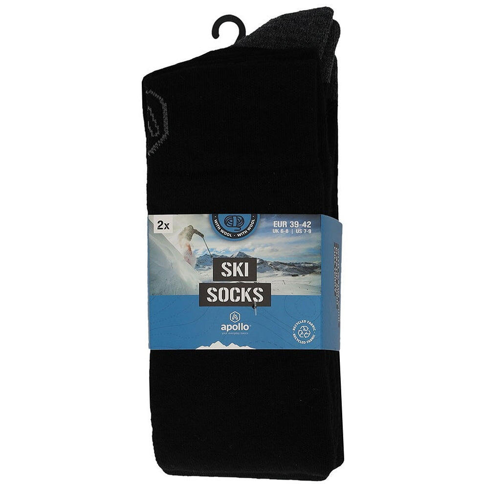 Skisokken Unisex - Badstof zool - Maat 35 t/m 48 - 4-Pack - Voordeelpakket 5/5
