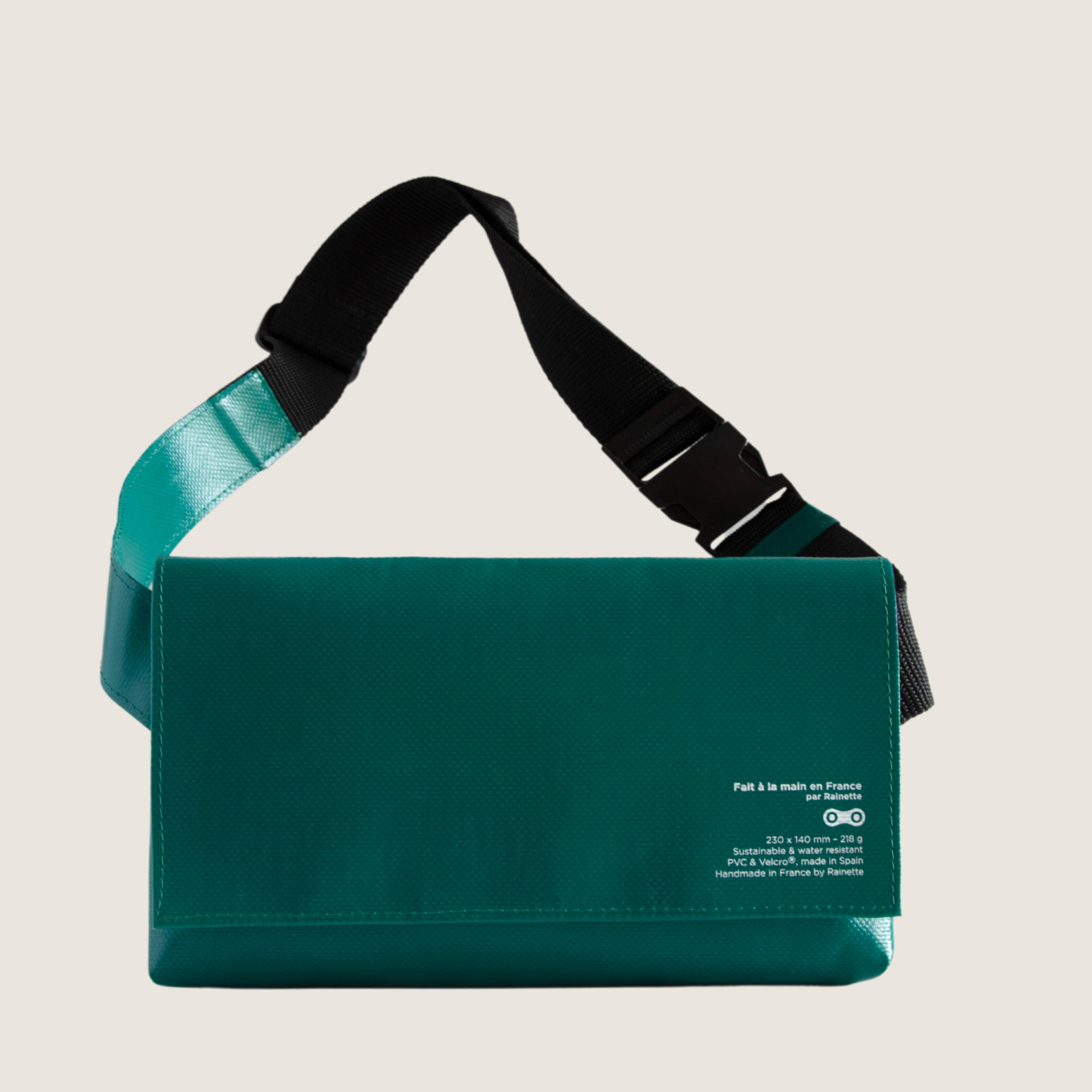 Rainette - Rainette Banane Bandoulière Étanche Vert Canard, 8 Poches. - Sac À Bandoulière - Bleu|orange|vert - Taille Unique - Decathlon
