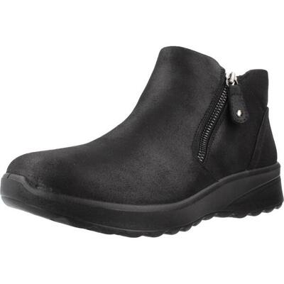 Platte enkellaarzen dames skechers fall in bloom zwart
