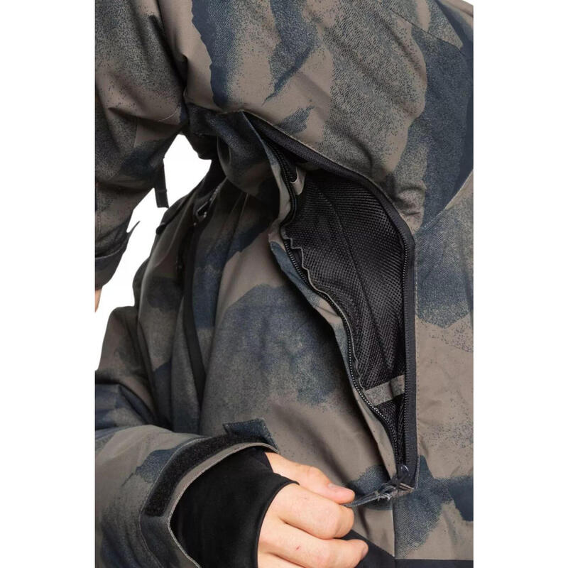 Jachetă de schi pentru bărbați Quiksilver Mission Printed Block