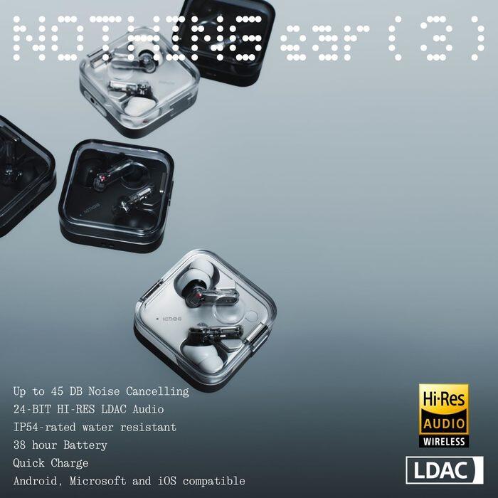 Oordopjes NOTHING A10600125 Wit 6/7