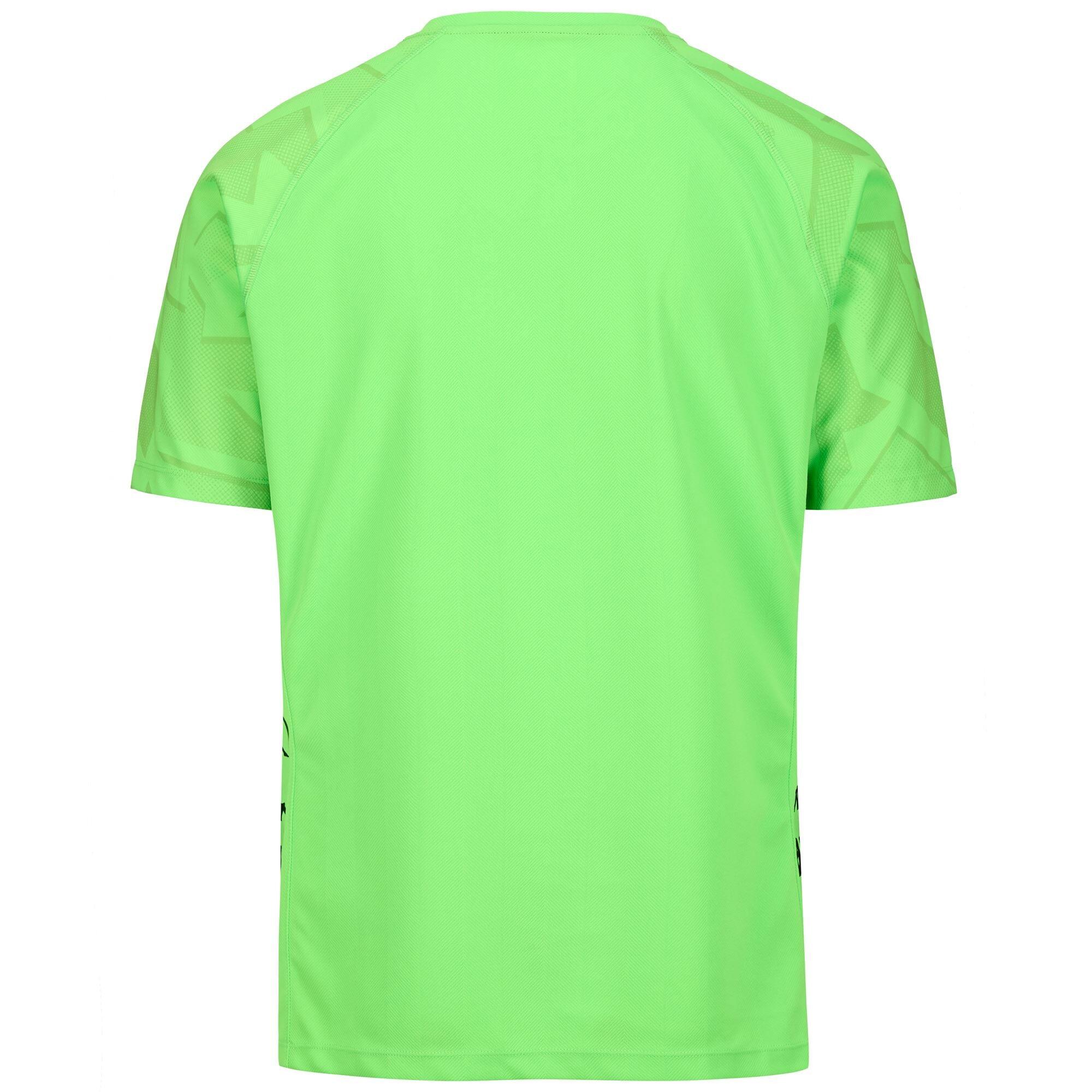 T-shirt da uomo in poliestere riciclato verde da calcio 4/6