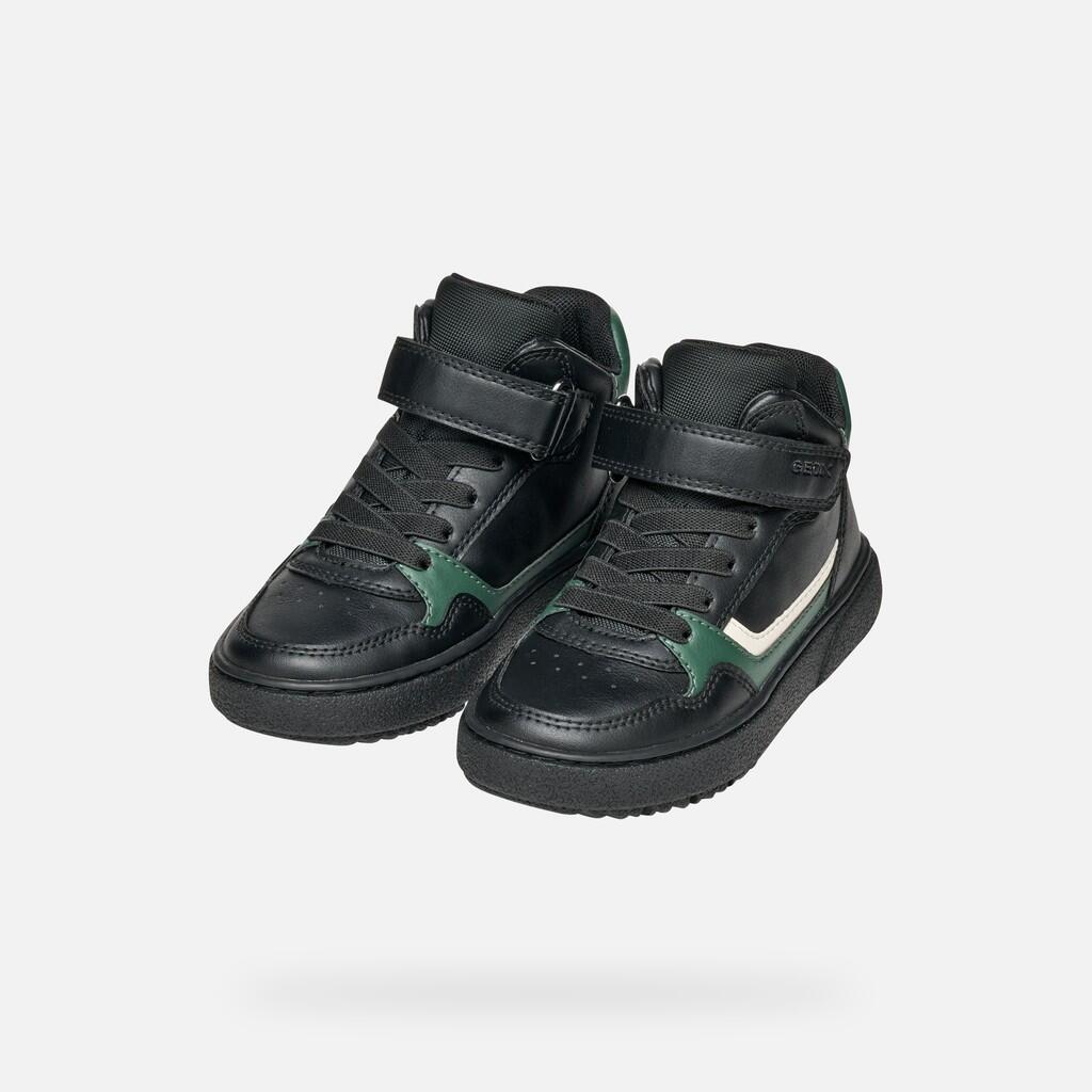 Baskets Garçon THELEVEN BOY Noir/Vert 3/7
