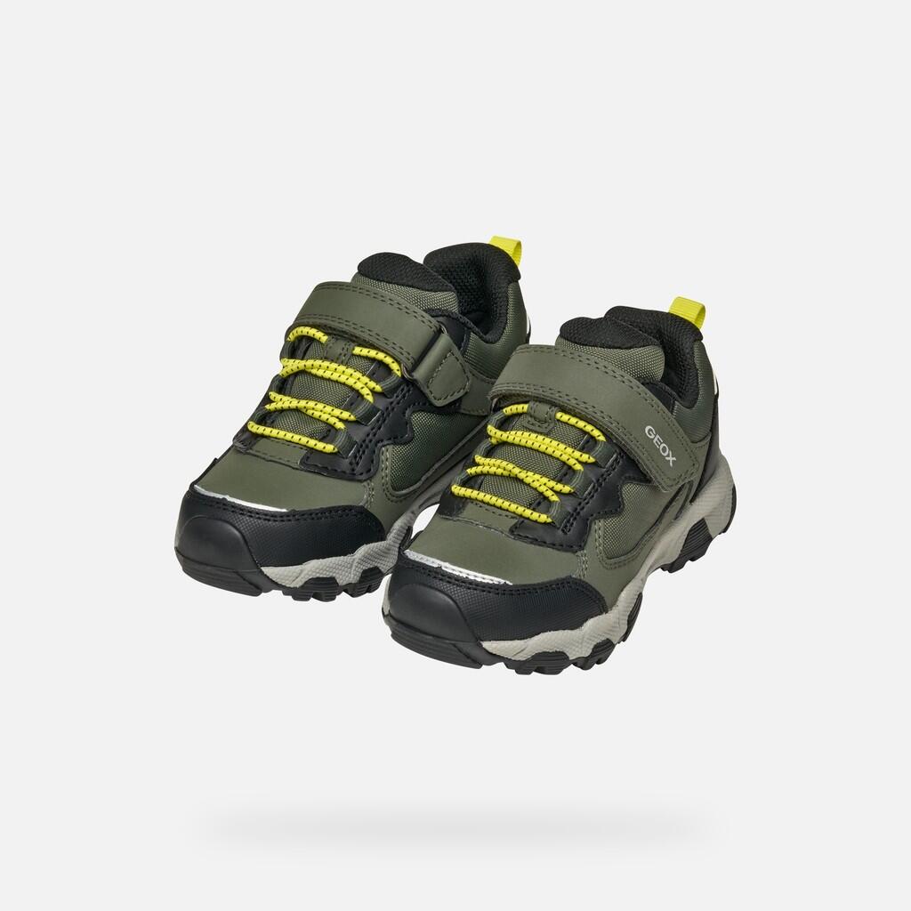 Baskets Garçon MAGNETAR ABX JUNIOR Vert Militaire/Citron Vert 3/7