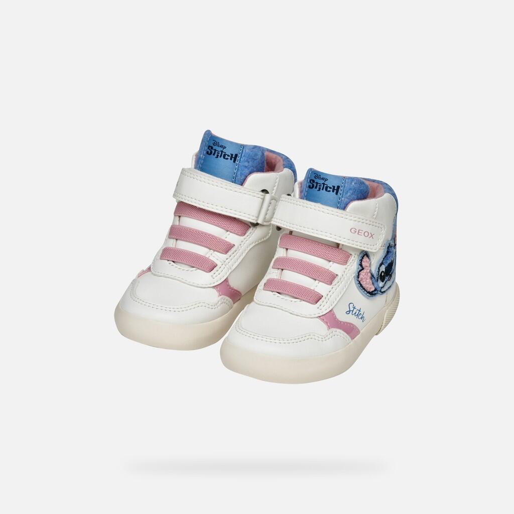 Baskets Bébé Fille GISLI BABY Blanc/Bleu Ciel 3/7