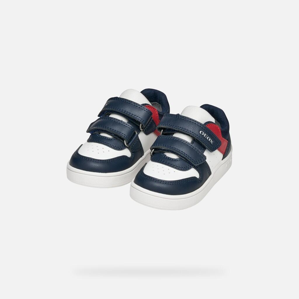 Baskets Bébé Garçon ECLYPER TODDLER BOY Bleu Marine/Blanc 3/7