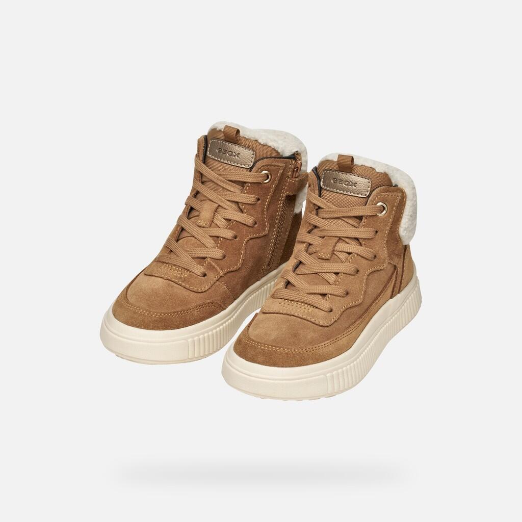 Botas Geox Modelo J Laquinny Girl Wpf Cor Castanho 3/7