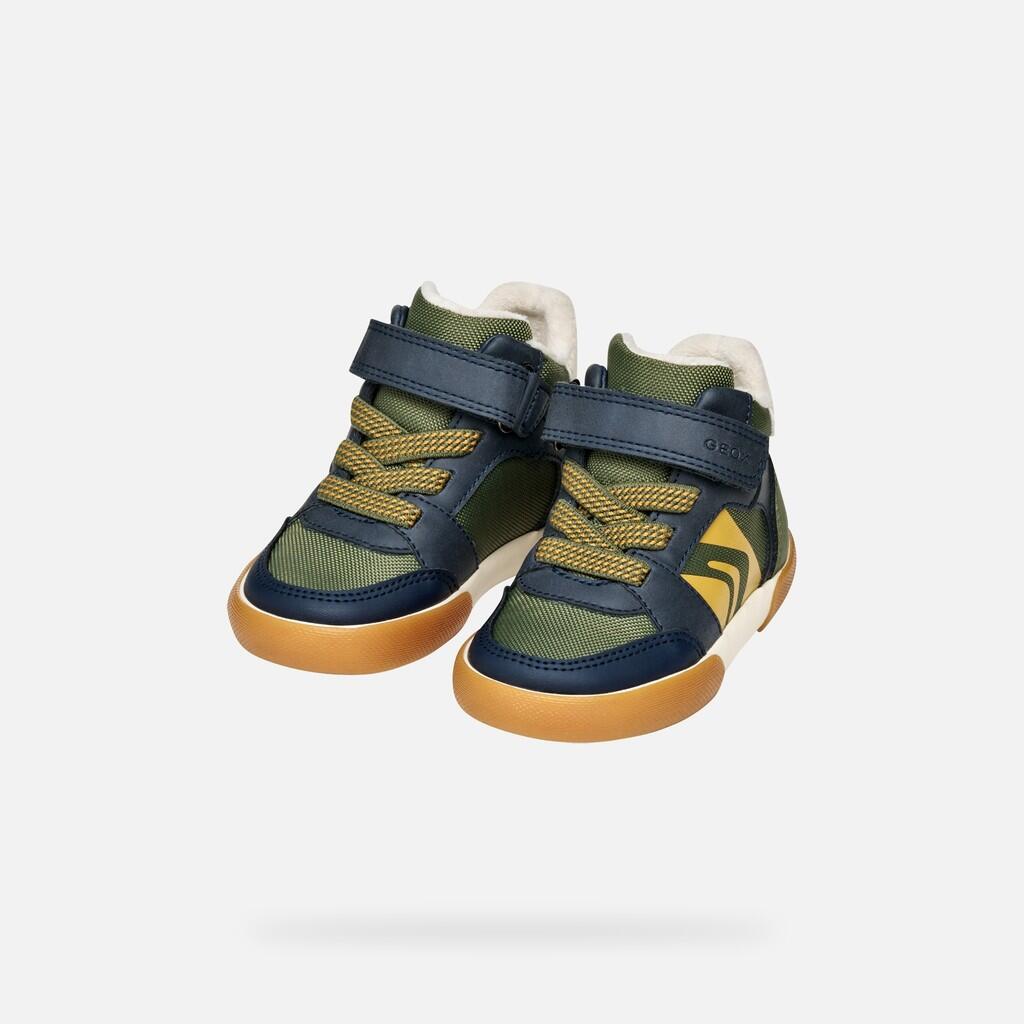 Ténis Geox Modelo B Gisli Boy Cor Verde 3/7