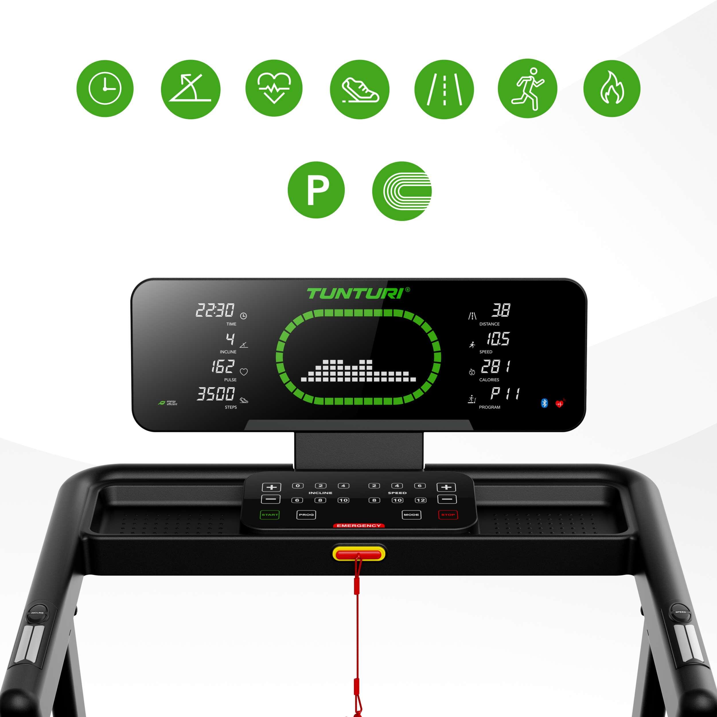 Loopband voor thuis - Walking Pad - Opvouwbaar - Bluetooth - Cardio Fit T50 2/8