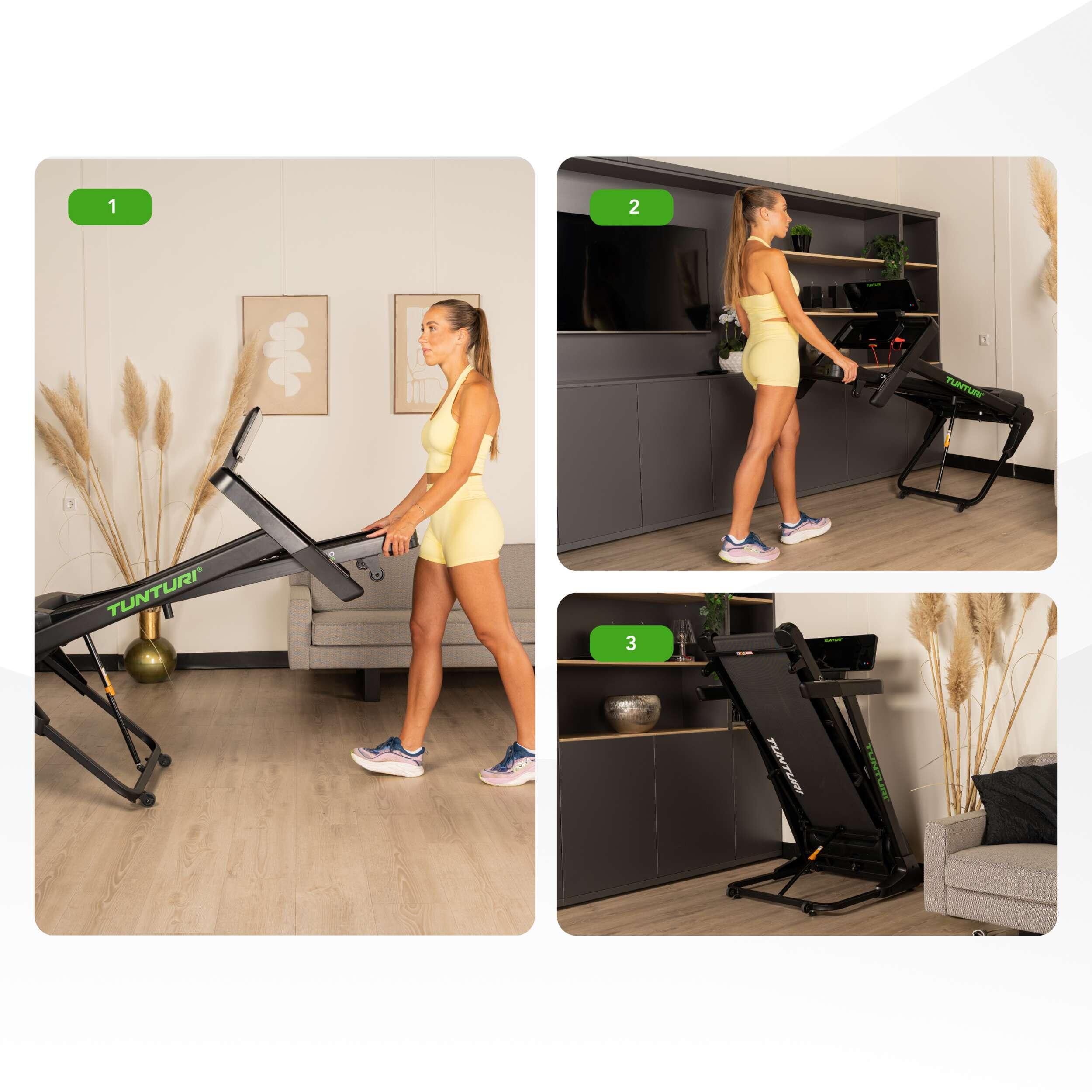 Loopband voor thuis - Walking Pad - Opvouwbaar - Bluetooth - Cardio Fit T50 4/8