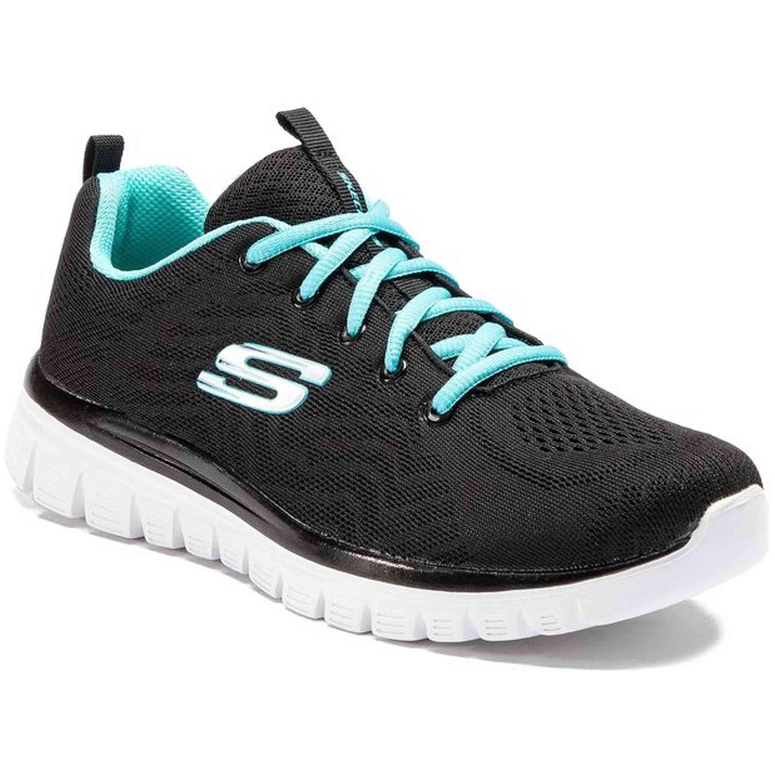 Baskets Skechers modèle 12615BKTQ pour femmes 2/5