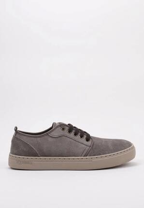 Baskets de sport homme en cuir MISO - Gris
