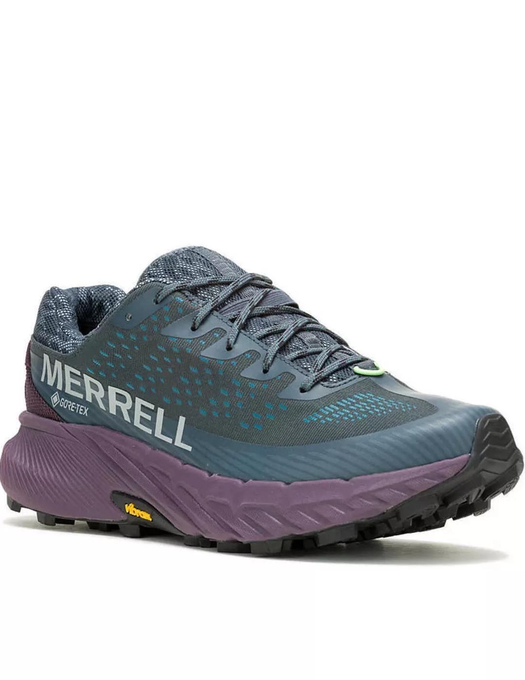 Escursionismo per uomo Merrell agility peak Viola 3/3