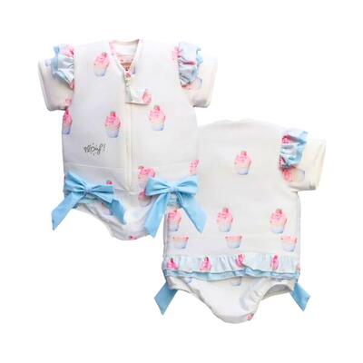 Drijvend meisjesbadpak: charlotte