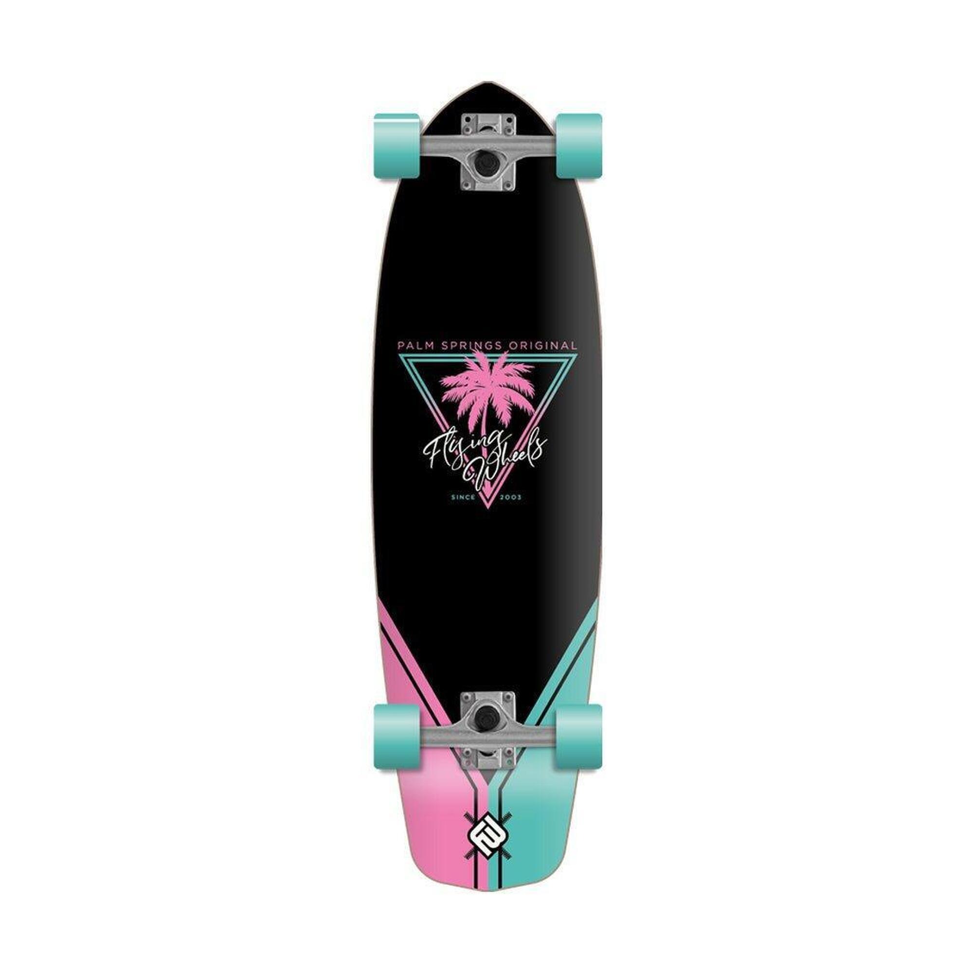 Flying-wheels - Palmista 32 - Skateboard Chill - Cruiser Skate - Rose - Decathlon