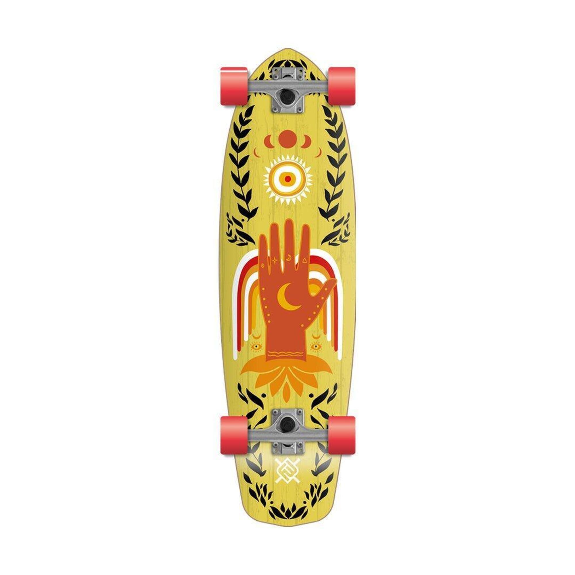 Flying-wheels - Tarrot 32 - Skateboard Chill - Cruiser Skate - Jaune - Decathlon