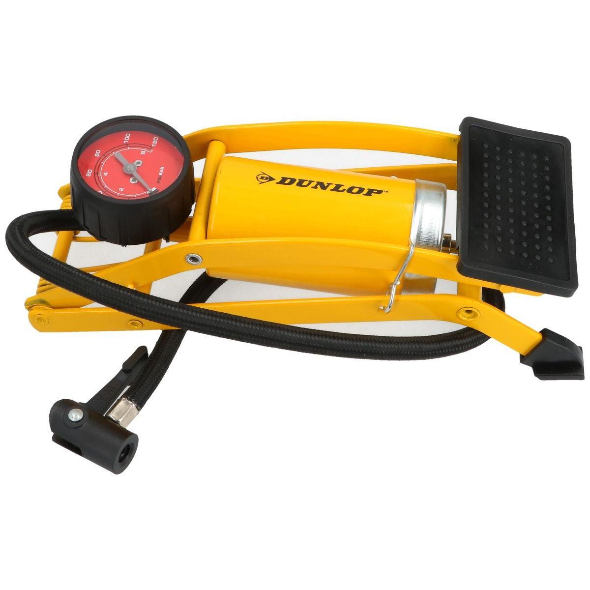 Dunlop foot pump with pressure gauge 8 bar 2/7