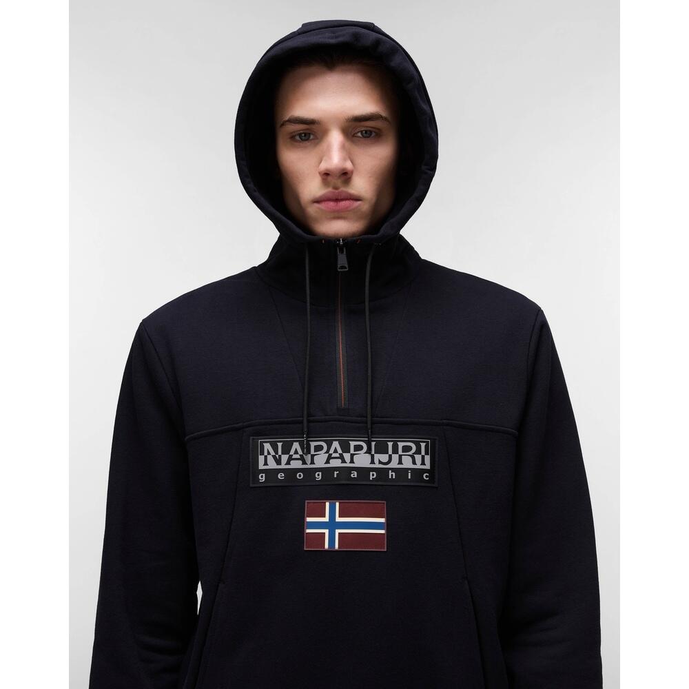 Napapijri Burgee Half Zip Hooded 2.0 para hombre 3/5
