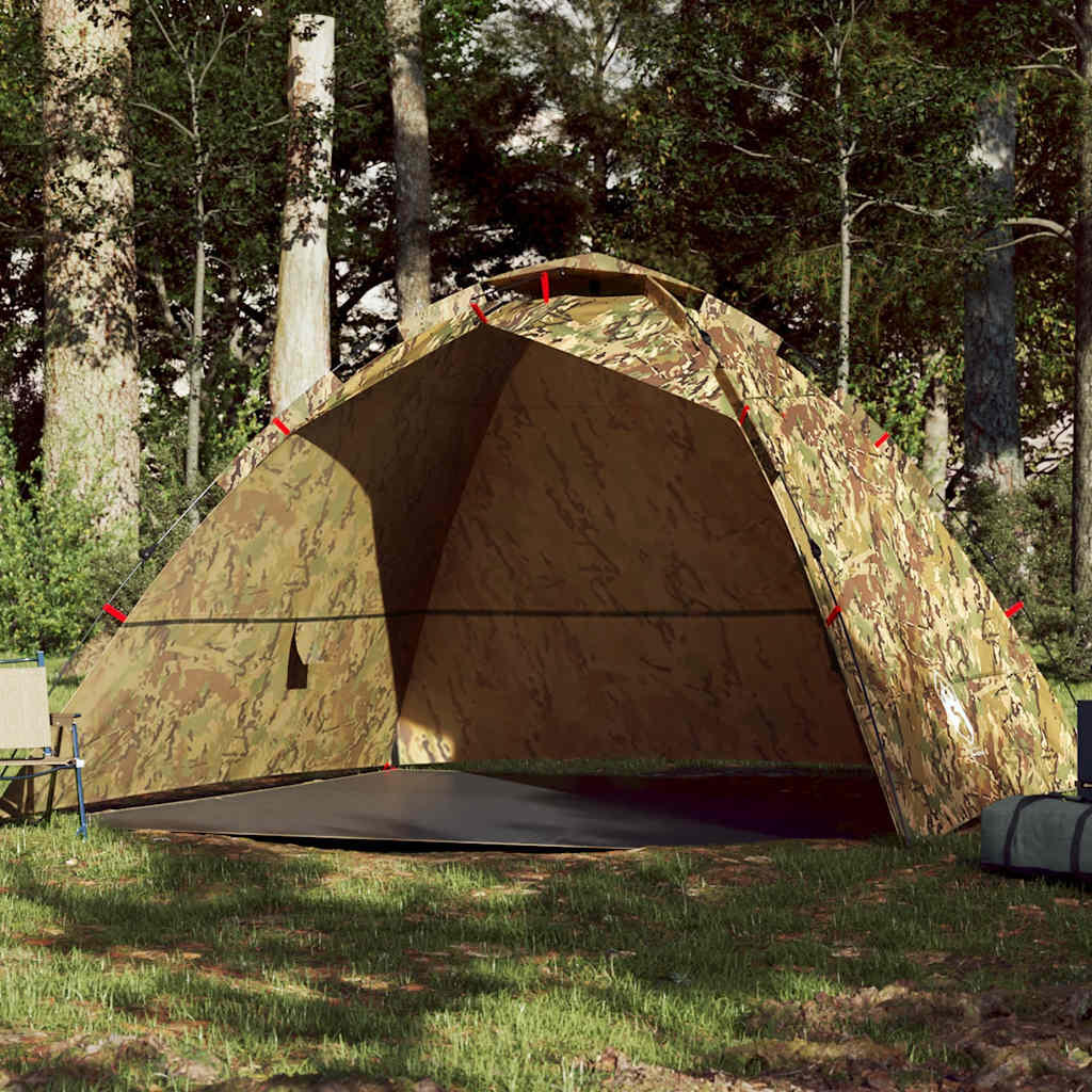 Vidaxl - Tente Camouflage Vidaxl 4 Personnes À Libération Rapide - Tente - Incolore|marron|vert - 4 Places - Decathlon