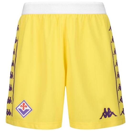 Pantaloncini sportivi ACF Fiorentina da Uomo in Poliestere riciclato Nero